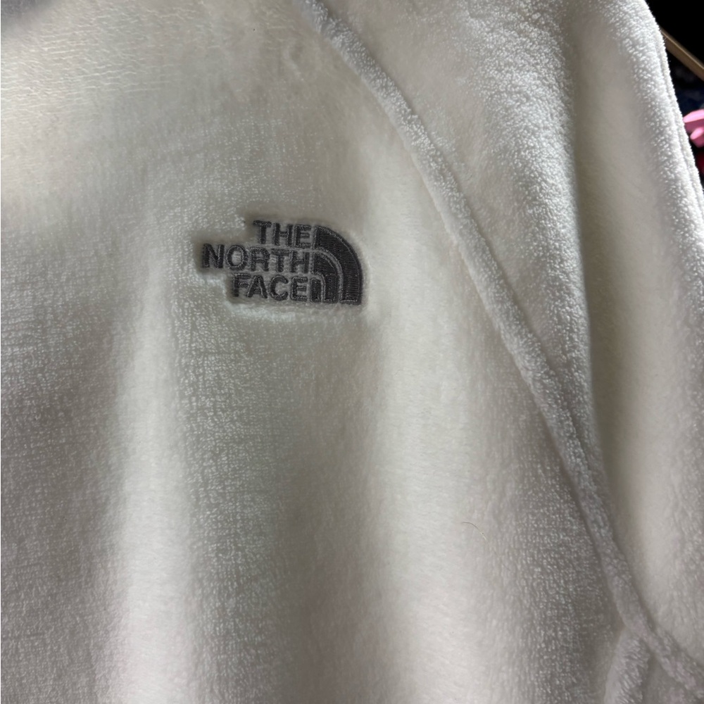 The North Face Women's White Fleece Jacket - Picture 3 of 5
